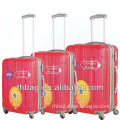 luxus durable abs pc trolley luggage